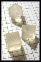 Dice : Dice - DM Collection - Diamond Dice  Frosted Clear - Ebay June 2012